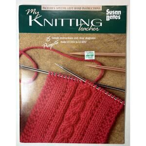 Susan Bates My Knitting Teacher Includes Left Hand Instructions 15 Projects vn